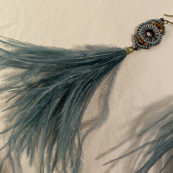 Feather earrings - Picture 3 of 3